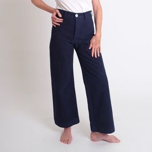 Jesse Kamm Sailor Pants size 6 NWT Midnight blue